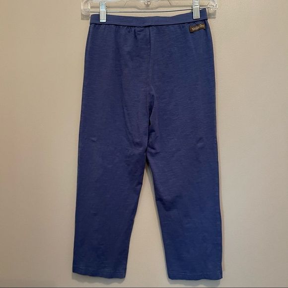 Girl’s Matilda Jane Scenic Hike Blue Ruffle Cropped Pants - Picture 5 of 6